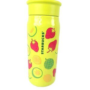 Starbucks Japan Summer 2023 Stainless Steel Tumbler Bottle Colorful Fruit 12oz